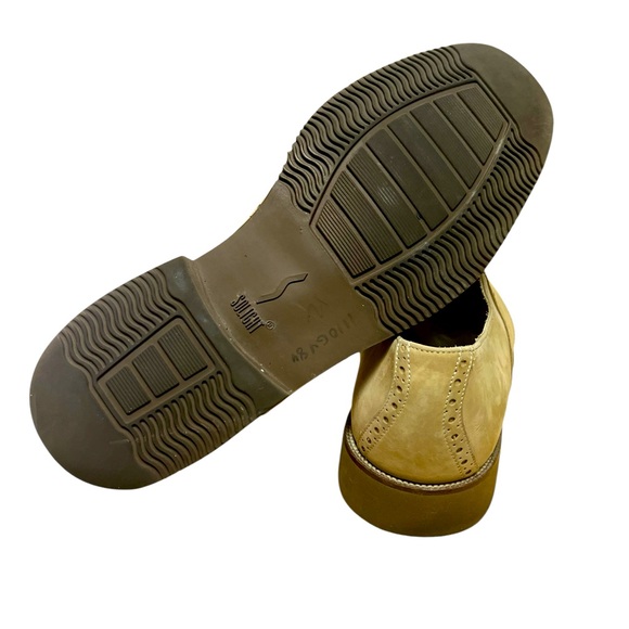 M S Trask men’s size 11 newer worn once suede derby style lace up shoe quality - Picture 6 of 8